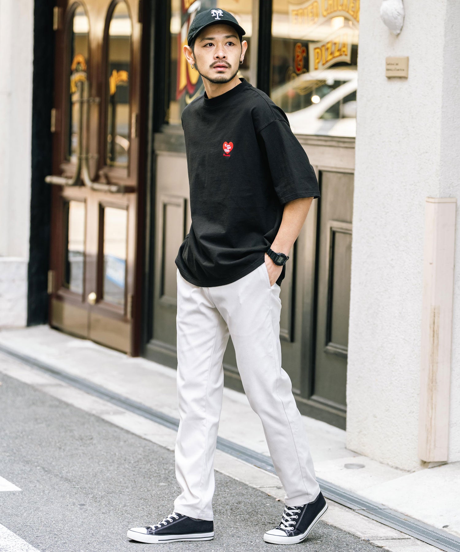 新色追加 多機能 接触冷感ストレッチイージーテーパードパンツ 15369