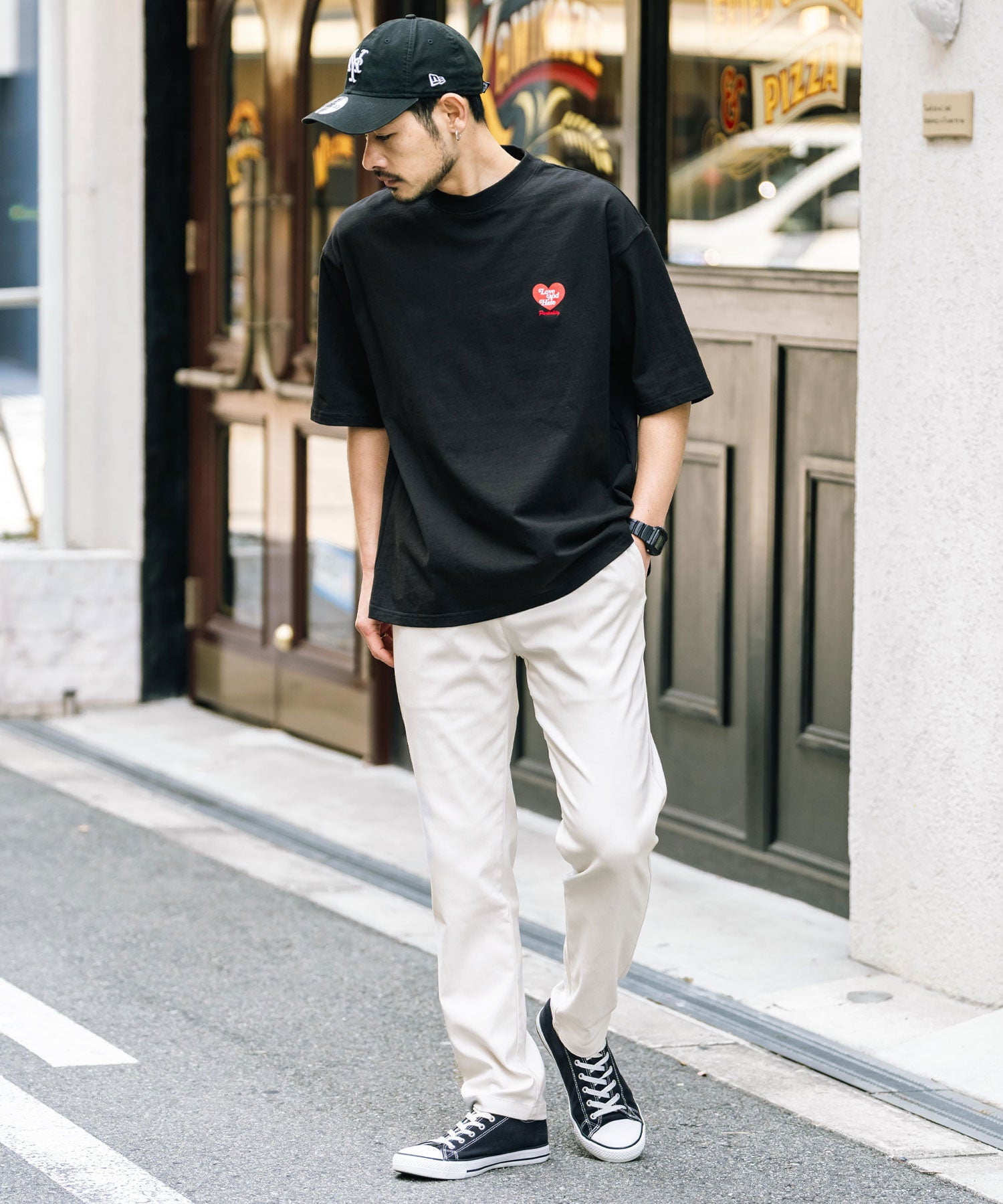 新色追加 多機能 接触冷感ストレッチイージーテーパードパンツ 15369