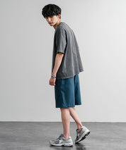 接触冷感 多機能素材ショートクライミングイージーワイドパンツ 15371