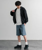 接触冷感 多機能素材ショートクライミングイージーワイドパンツ 15371