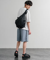 接触冷感 多機能素材ショートクライミングイージーワイドパンツ 15371