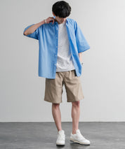 接触冷感 多機能素材ショートクライミングイージーワイドパンツ 15371