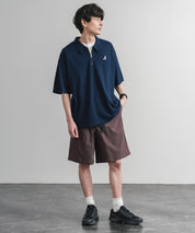 接触冷感 多機能素材ショートクライミングイージーワイドパンツ 15371