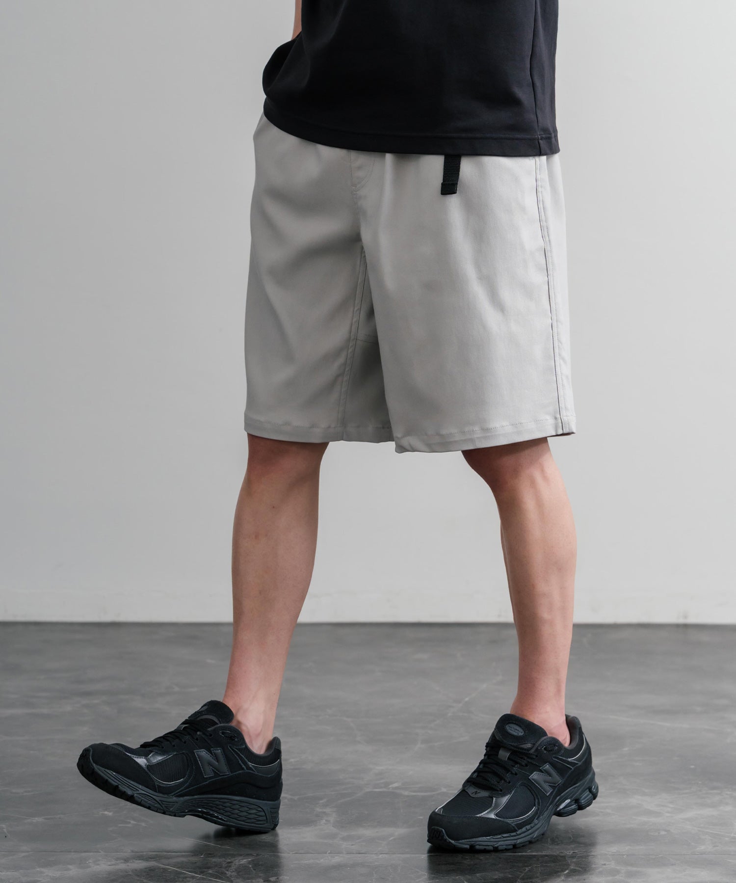 接触冷感 多機能素材ショートクライミングイージーワイドパンツ 15371