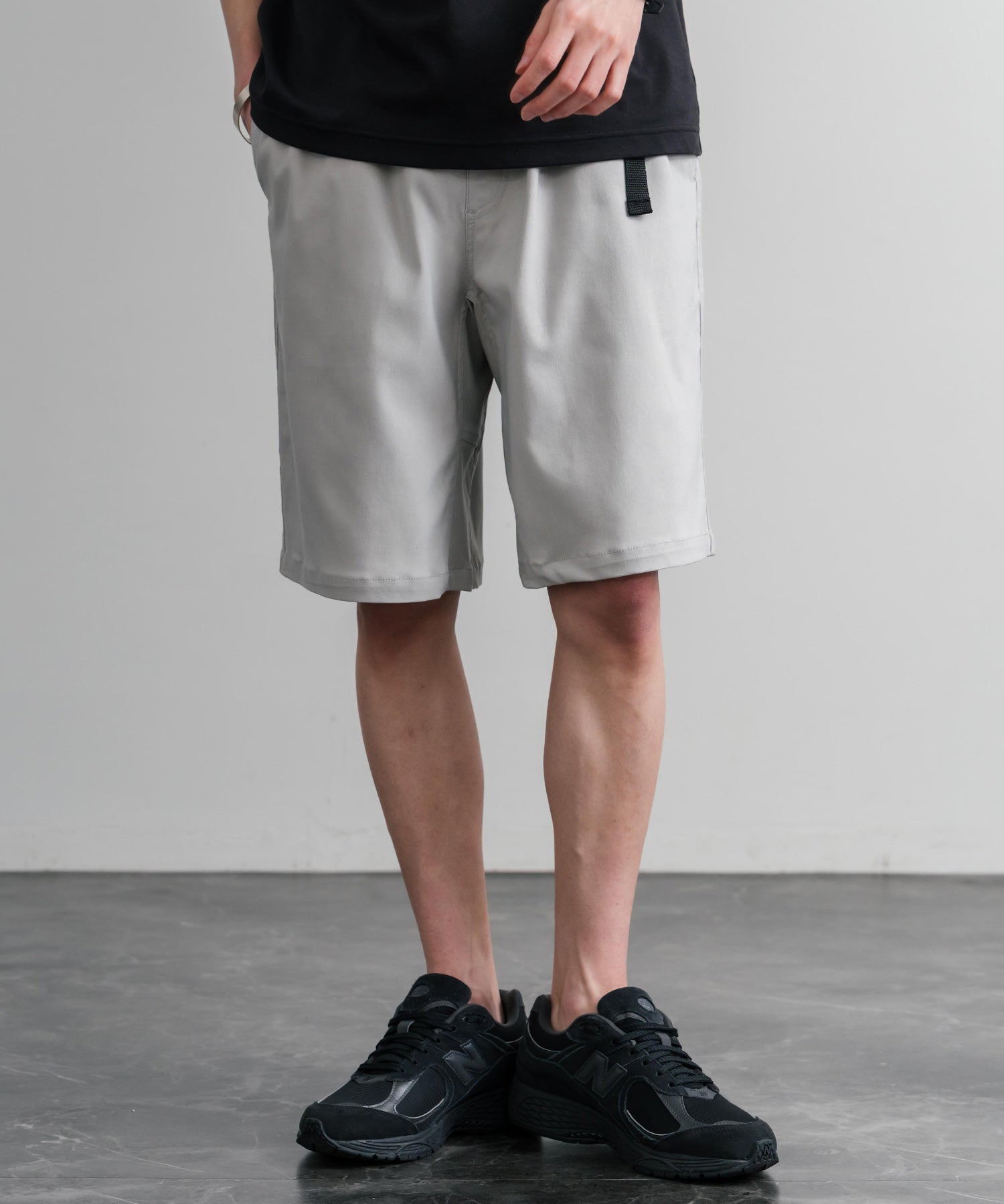 接触冷感 多機能素材ショートクライミングイージーワイドパンツ 15371