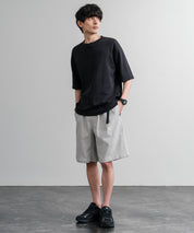 接触冷感 多機能素材ショートクライミングイージーワイドパンツ 15371