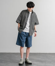 接触冷感 多機能素材ショートクライミングイージーワイドパンツ 15371