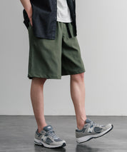 接触冷感 多機能素材ショートクライミングイージーワイドパンツ 15371