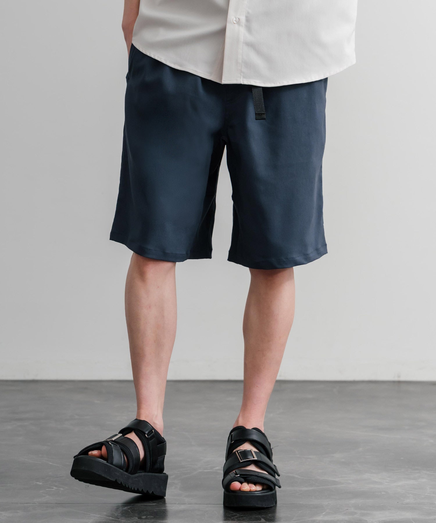 接触冷感 多機能素材ショートクライミングイージーワイドパンツ 15371