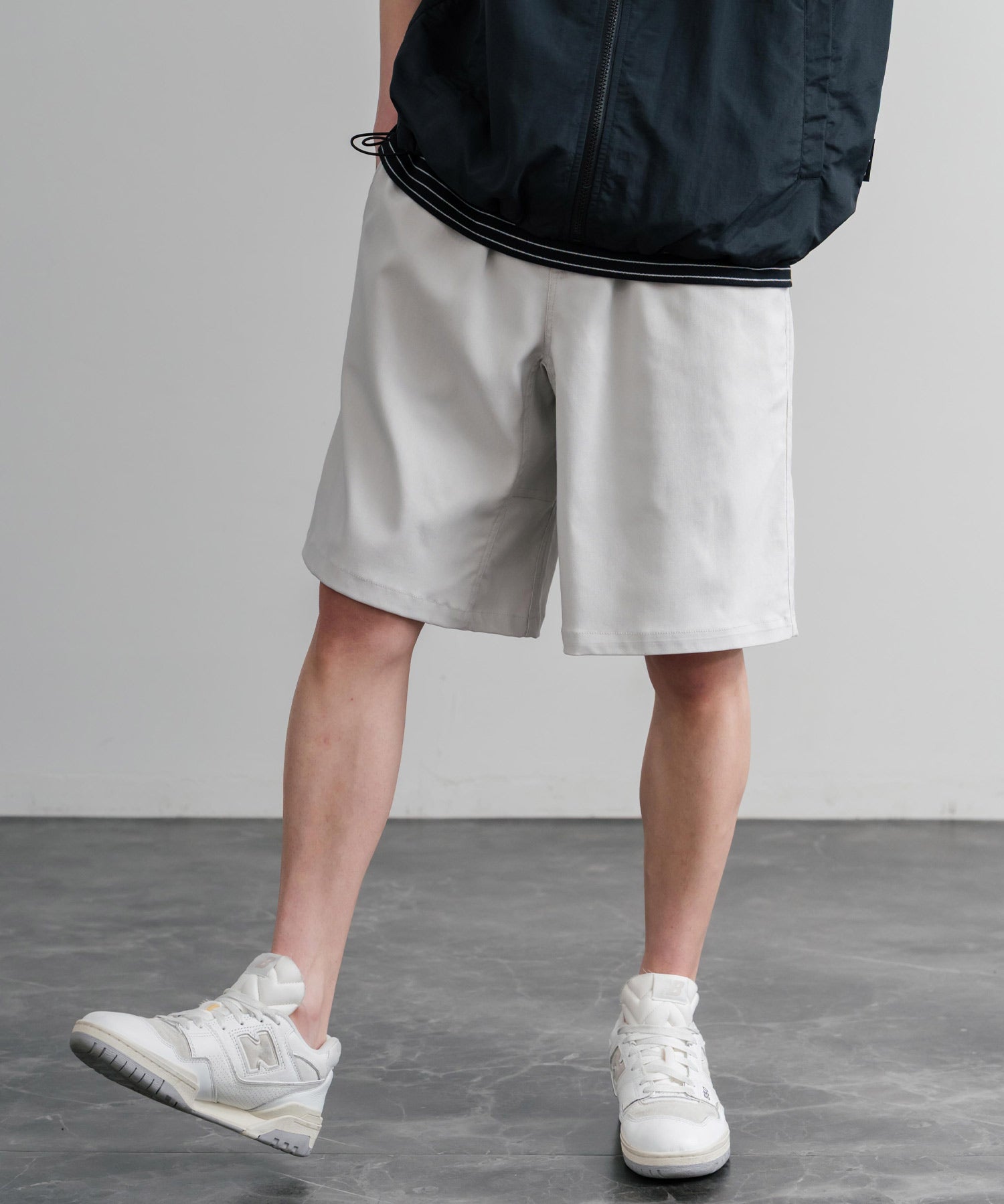 接触冷感 多機能素材ショートクライミングイージーワイドパンツ 15371