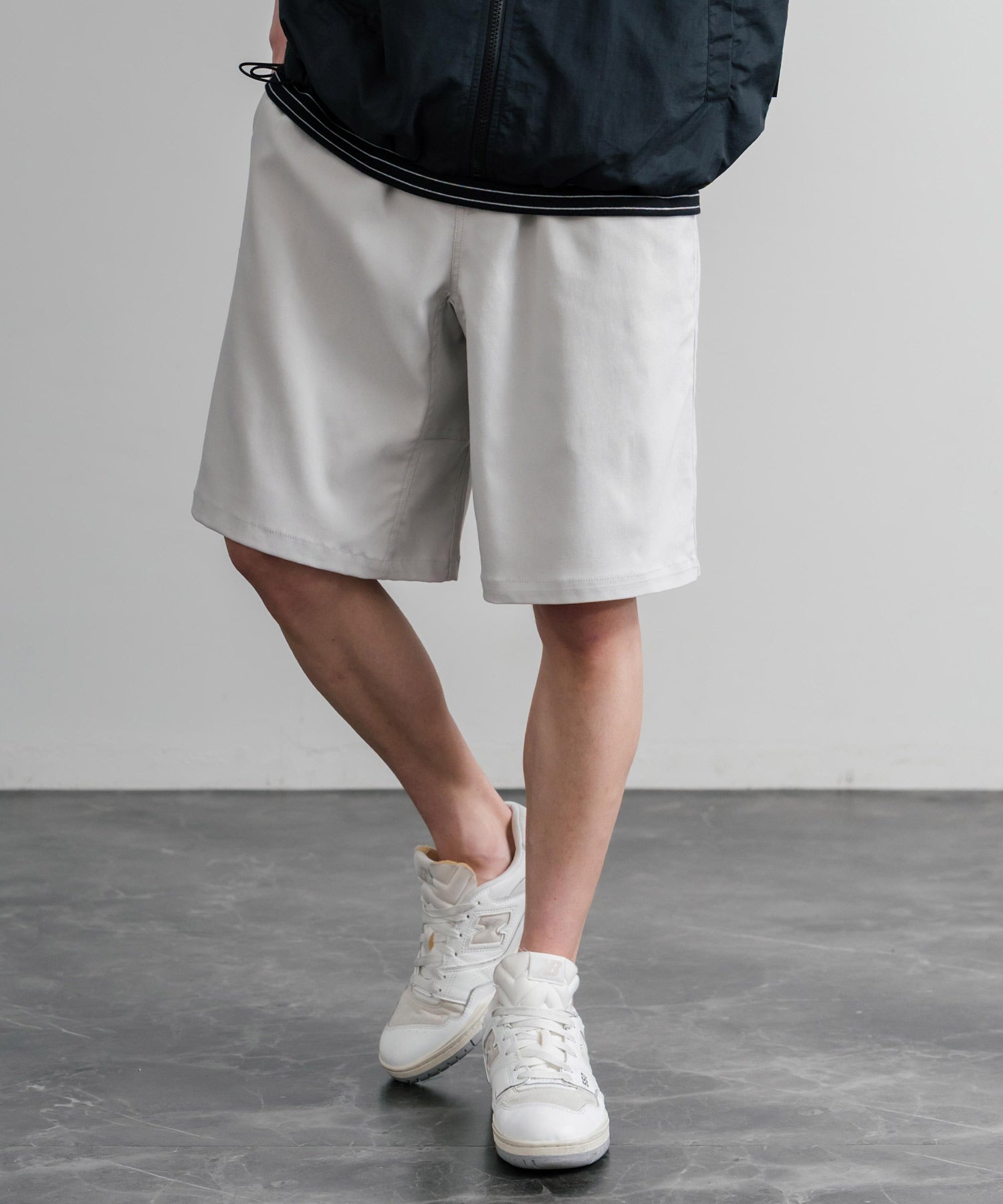 接触冷感 多機能素材ショートクライミングイージーワイドパンツ 15371