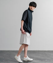 接触冷感 多機能素材ショートクライミングイージーワイドパンツ 15371