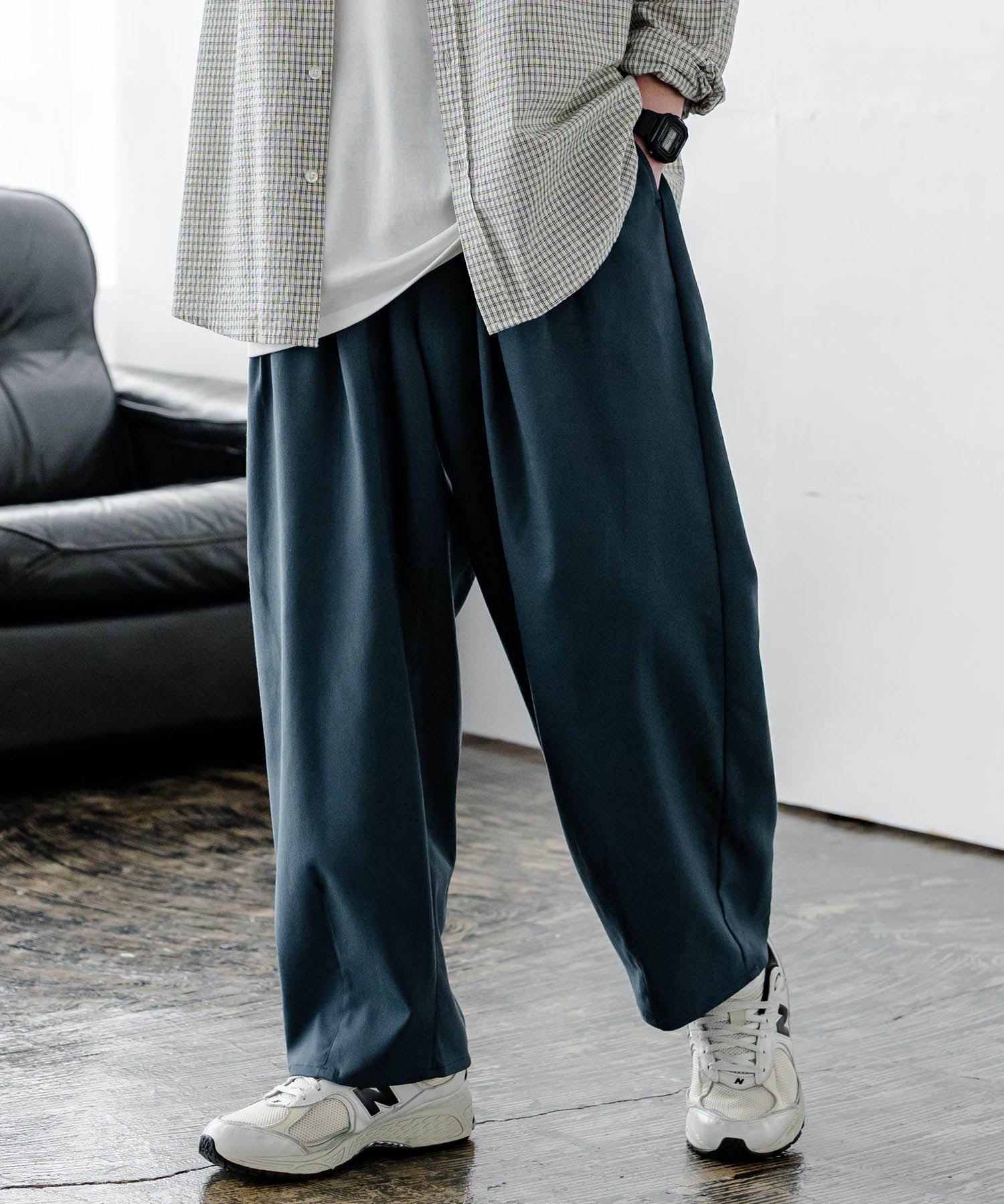 多機能 接触冷感ストレッチUVカットイージーバルーンパンツ 15372