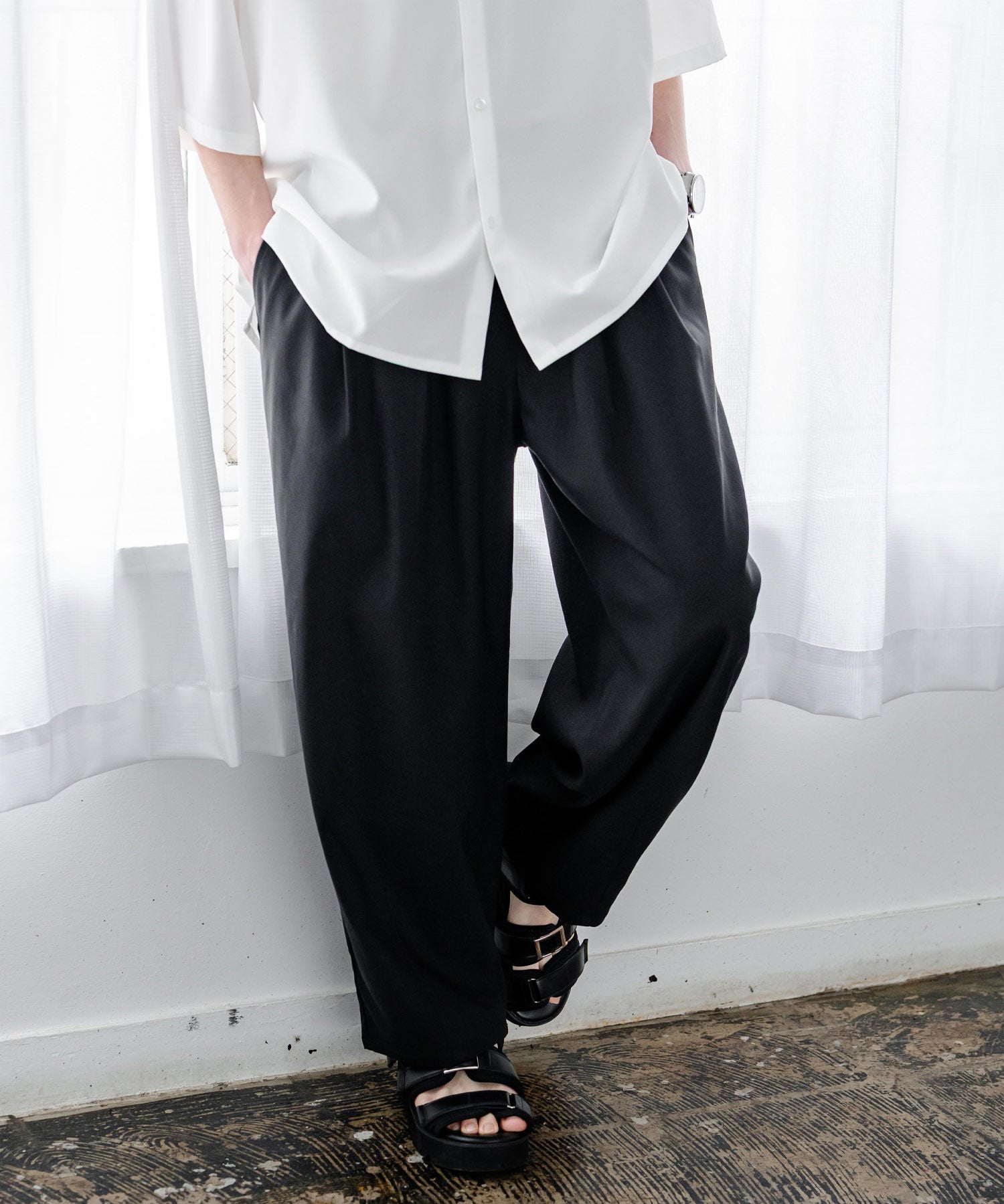 多機能 接触冷感ストレッチUVカットイージーバルーンパンツ 15372