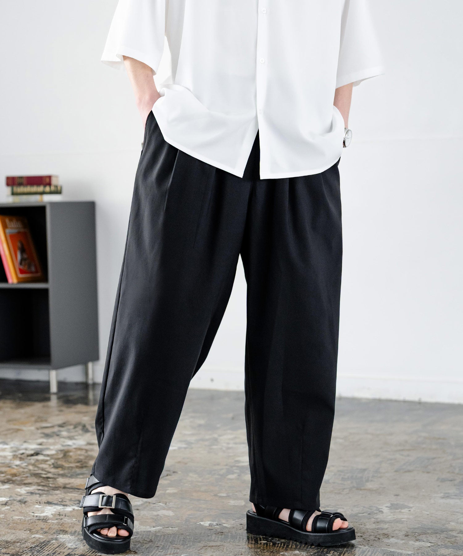 多機能 接触冷感ストレッチUVカットイージーバルーンパンツ 15372