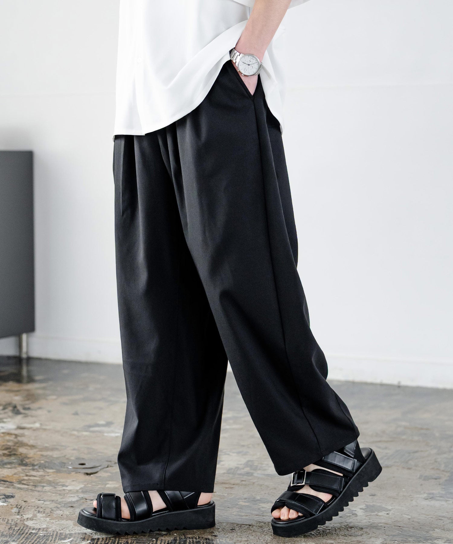 多機能 接触冷感ストレッチUVカットイージーバルーンパンツ 15372