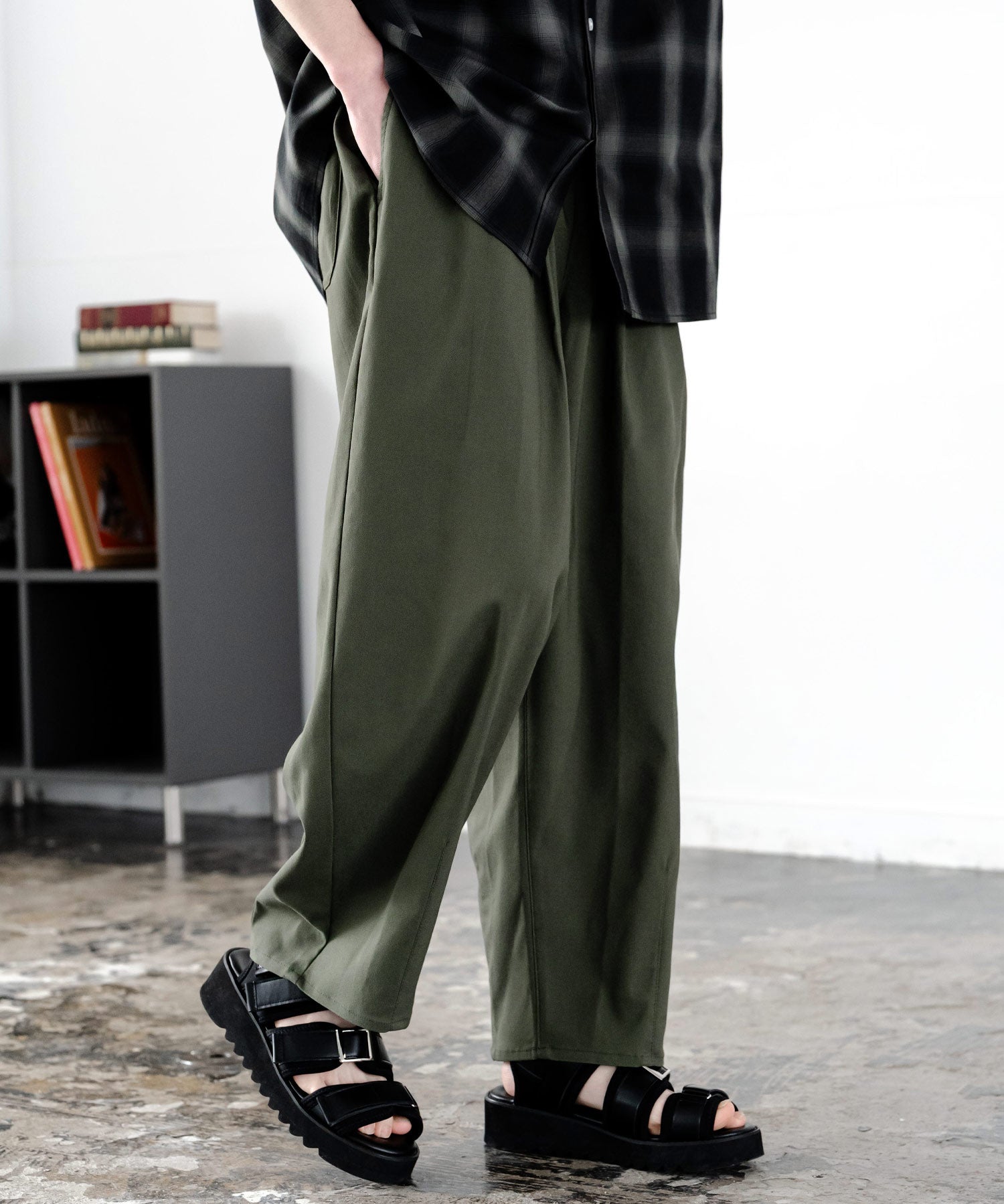 多機能 接触冷感ストレッチUVカットイージーバルーンパンツ 15372