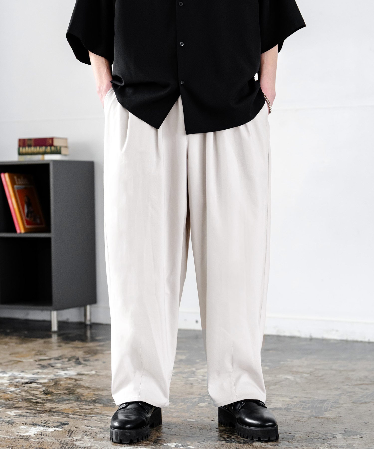 多機能 接触冷感ストレッチUVカットイージーバルーンパンツ 15372