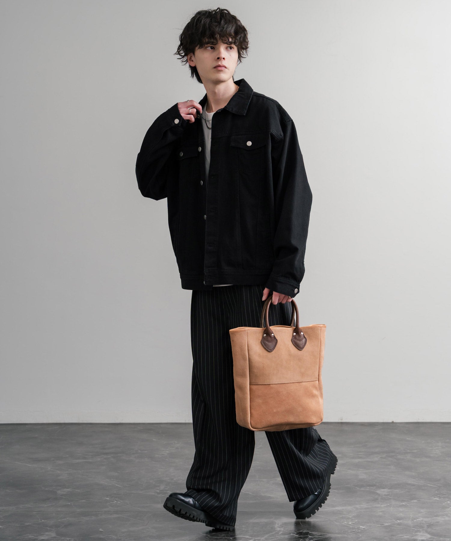 Butler Verner Sails バトラーバーナーセイルズ 日本製 国産 スエード加工トートバッグ JI-3016 15373