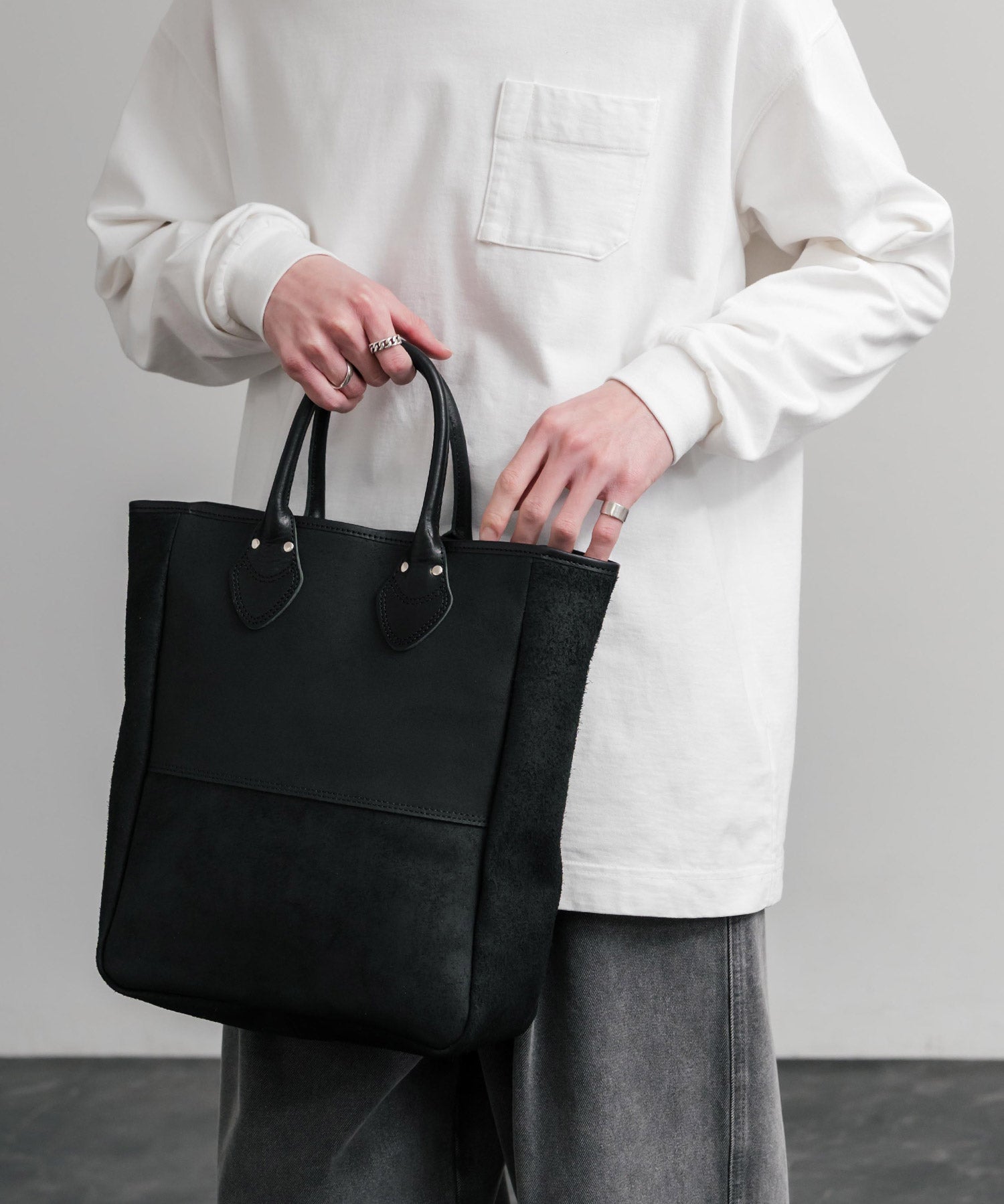 Butler Verner Sails バトラーバーナーセイルズ 日本製 国産 スエード加工トートバッグ JI-3016 15373