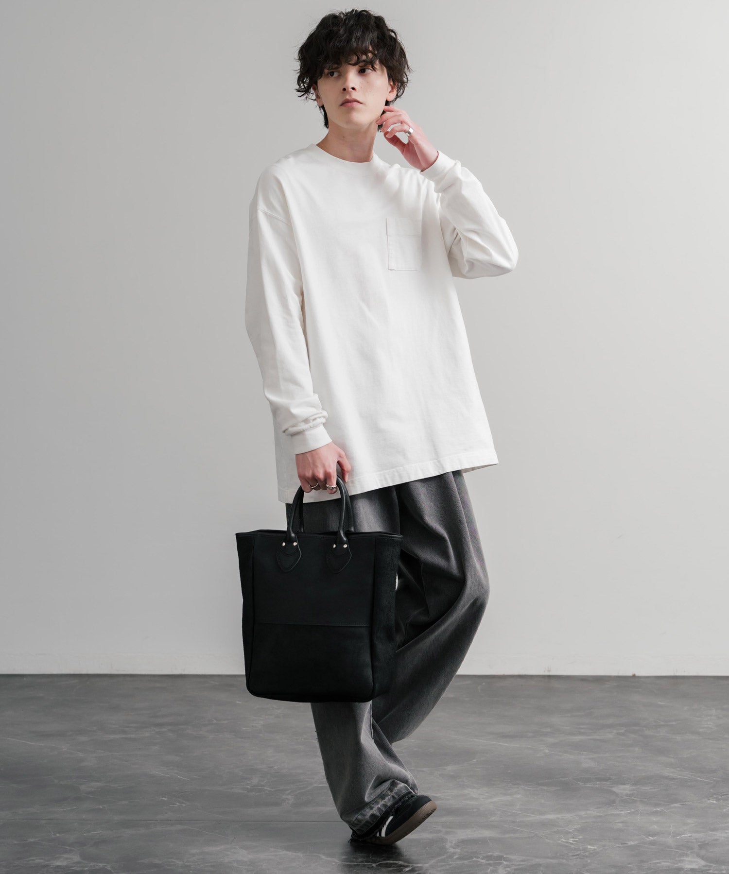 Butler Verner Sails バトラーバーナーセイルズ 日本製 国産 スエード加工トートバッグ JI-3016 15373