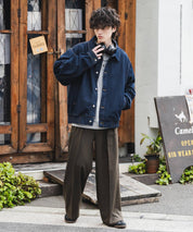 ヴィンテージライク オーバーサイズデニムブルゾン 15378