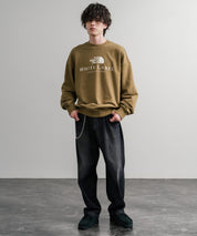 日本未展開モデル THE NORTH FACE ザ・ノースフェイス WHITE LABEL ホワイトレーベル TNF SIGNATURE SWEATSHIRTS クルーネック長袖スウェットトレーナー 15380