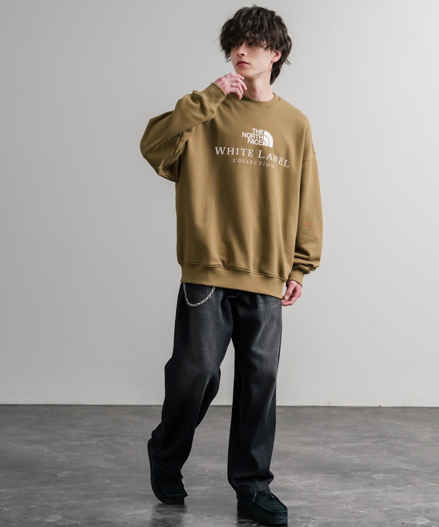 日本未発売THE NORTHFACE ホワイトレーベル スウェット長袖 男女兼用 日本未展開モデル THE NORTH FACE ザ・ノースフェイス WHITE LABEL