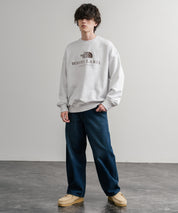 日本未展開モデル THE NORTH FACE ザ・ノースフェイス WHITE LABEL ホワイトレーベル TNF SIGNATURE SWEATSHIRTS クルーネック長袖スウェットトレーナー 15380