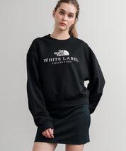 日本未展開モデル THE NORTH FACE ザ・ノースフェイス WHITE LABEL ホワイトレーベル TNF SIGNATURE SWEATSHIRTS クルーネック長袖スウェットトレーナー 15380