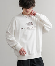 日本未展開モデル THE NORTH FACE ザ・ノースフェイス WHITE LABEL ホワイトレーベル TNF SIGNATURE SWEATSHIRTS クルーネック長袖スウェットトレーナー 15380
