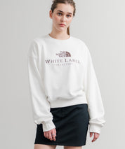 日本未展開モデル THE NORTH FACE ザ・ノースフェイス WHITE LABEL ホワイトレーベル TNF SIGNATURE SWEATSHIRTS クルーネック長袖スウェットトレーナー 15380