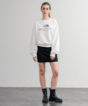 日本未展開モデル THE NORTH FACE ザ・ノースフェイス WHITE LABEL ホワイトレーベル TNF SIGNATURE SWEATSHIRTS クルーネック長袖スウェットトレーナー 15380