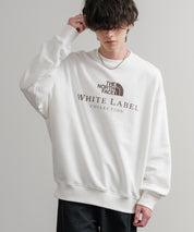 日本未展開モデル THE NORTH FACE ザ・ノースフェイス WHITE LABEL ホワイトレーベル TNF SIGNATURE SWEATSHIRTS クルーネック長袖スウェットトレーナー 15380