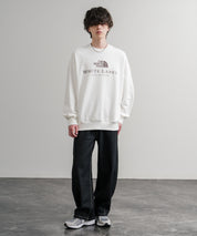 日本未展開モデル THE NORTH FACE ザ・ノースフェイス WHITE LABEL ホワイトレーベル TNF SIGNATURE SWEATSHIRTS クルーネック長袖スウェットトレーナー 15380
