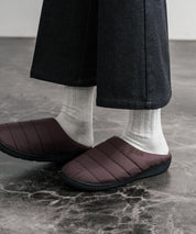 【SUBU/スブ】 サンダル F-line/ワンポイントロゴ刺繍モックシューズスリッポンスリッパ 15384