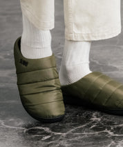 【SUBU/スブ】 サンダル F-line/ワンポイントロゴ刺繍モックシューズスリッポンスリッパ 15384