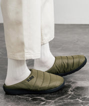 【SUBU/スブ】 サンダル F-line/ワンポイントロゴ刺繍モックシューズスリッポンスリッパ 15384