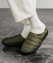 【SUBU/スブ】 サンダル F-line/ワンポイントロゴ刺繍モックシューズスリッポンスリッパ 15384