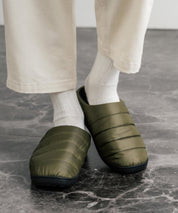 【SUBU/スブ】 サンダル F-line/ワンポイントロゴ刺繍モックシューズスリッポンスリッパ 15384