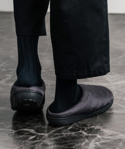 【SUBU/スブ】 サンダル F-line/ワンポイントロゴ刺繍モックシューズスリッポンスリッパ 15384