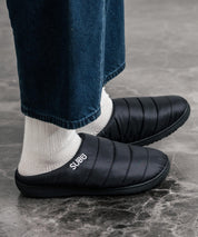 【SUBU/スブ】 サンダル F-line/ワンポイントロゴ刺繍モックシューズスリッポンスリッパ 15384