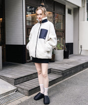 【SUBU/スブ】 サンダル F-line/ワンポイントロゴ刺繍モックシューズスリッポンスリッパ 15384