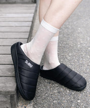 【SUBU/スブ】 サンダル F-line/ワンポイントロゴ刺繍モックシューズスリッポンスリッパ 15384