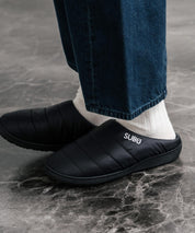 【SUBU/スブ】 サンダル F-line/ワンポイントロゴ刺繍モックシューズスリッポンスリッパ 15384