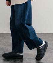 【SUBU/スブ】 サンダル F-line/ワンポイントロゴ刺繍モックシューズスリッポンスリッパ 15384