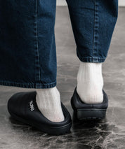 【SUBU/スブ】 サンダル F-line/ワンポイントロゴ刺繍モックシューズスリッポンスリッパ 15384