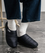 【SUBU/スブ】 サンダル F-line/ワンポイントロゴ刺繍モックシューズスリッポンスリッパ 15384