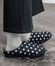 【SUBU/スブ】 サンダル F-line/ワンポイントロゴ刺繍モックシューズスリッポンスリッパ 15384