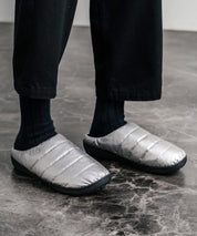 【SUBU/スブ】 サンダル F-line/ワンポイントロゴ刺繍モックシューズスリッポンスリッパ 15384